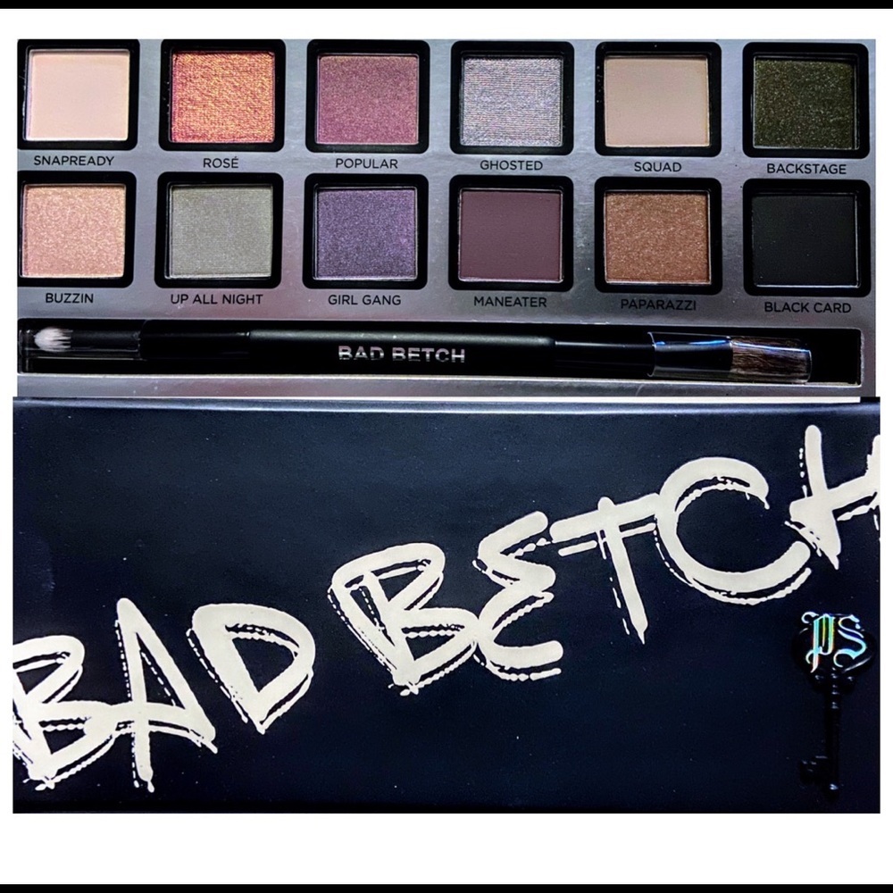 Private Society BAD BETCH Eyeshadow Palette, Lipstick & Eyeliner Bundle NEW